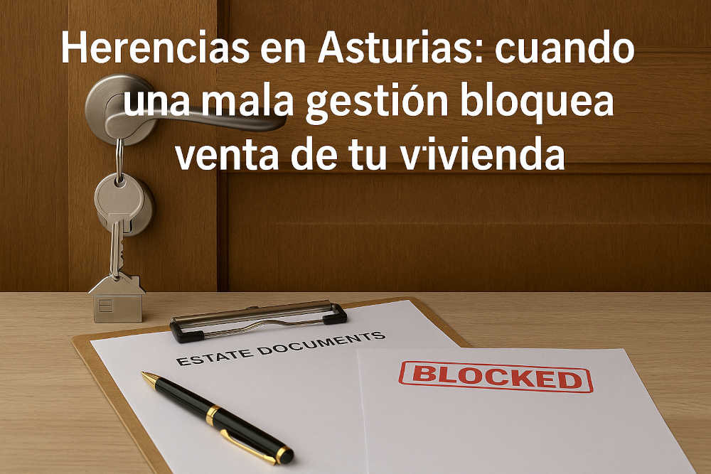 Herencias en Asturias: cuando una mala gestión bloquea la venta de tu vivienda